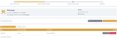 Formulaire en mode tunnel