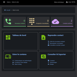 Une interface d'administration personnalisable